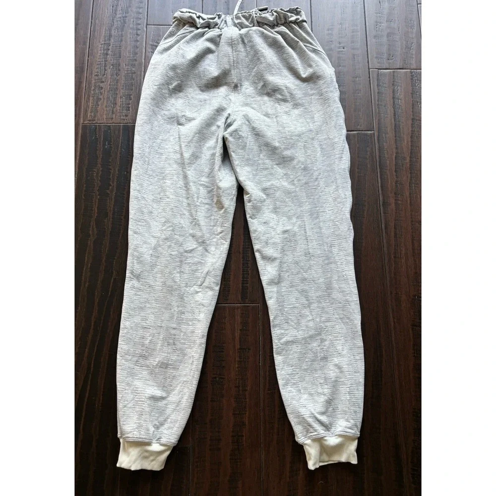 Lululemon Joggers Sweatpants Womens 4 Heathered Gray Yoga Dance Athletic